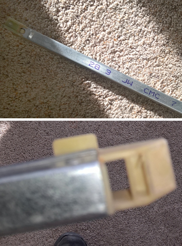 User submitted photos of a window balance.