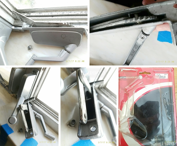 User submitted photos of a window operator.
