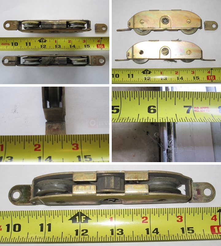 User submitted photos of patio door hardware.