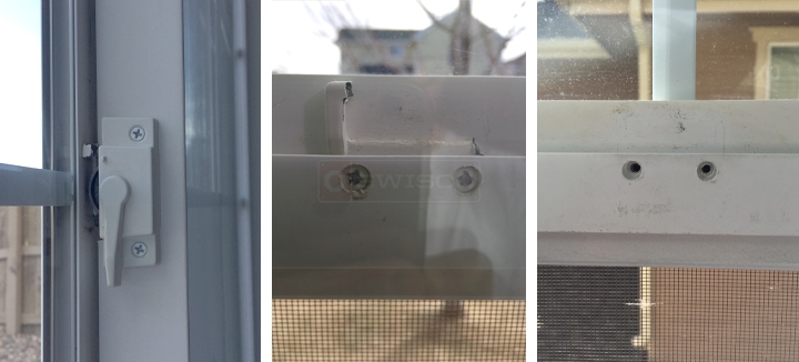User submitted photos of a window lock & keeper.