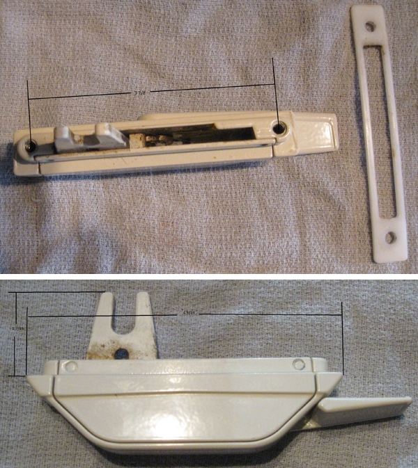 casement window latch replavement