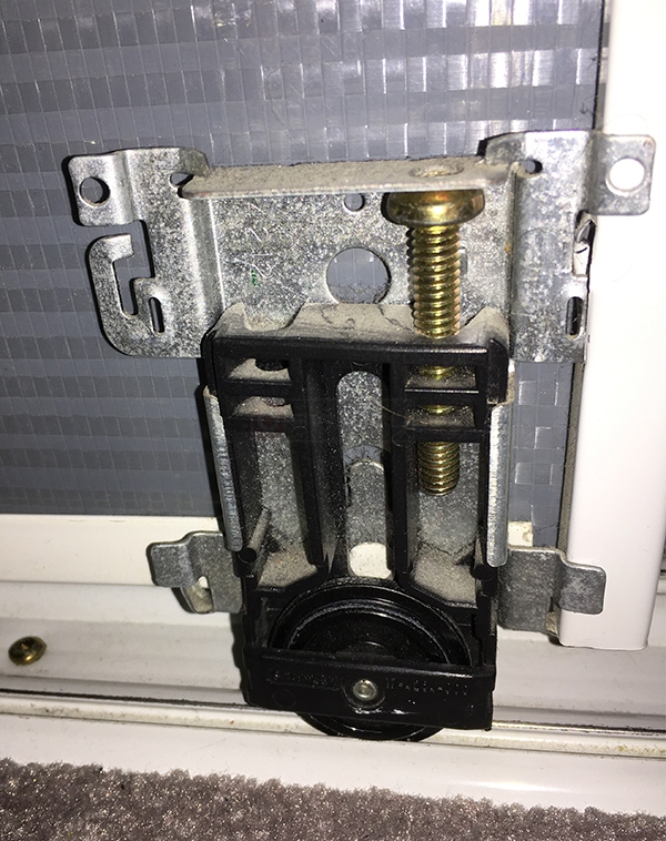 User submitted photos of closet hardware.