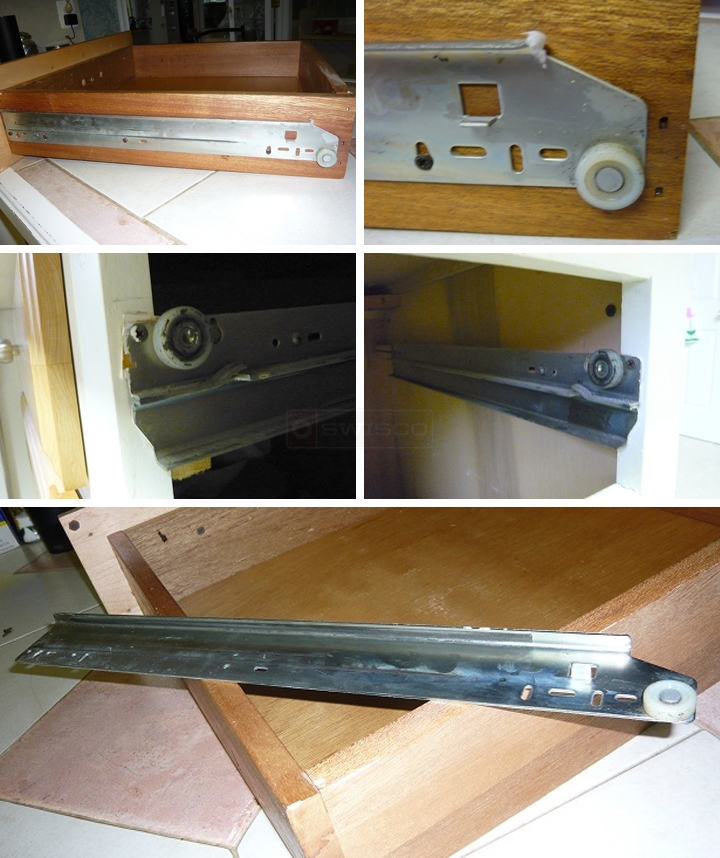 User submitted photos of drawer hardware.