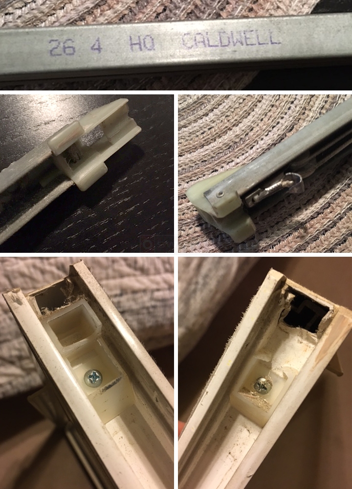 User submitted photos of window hardware.