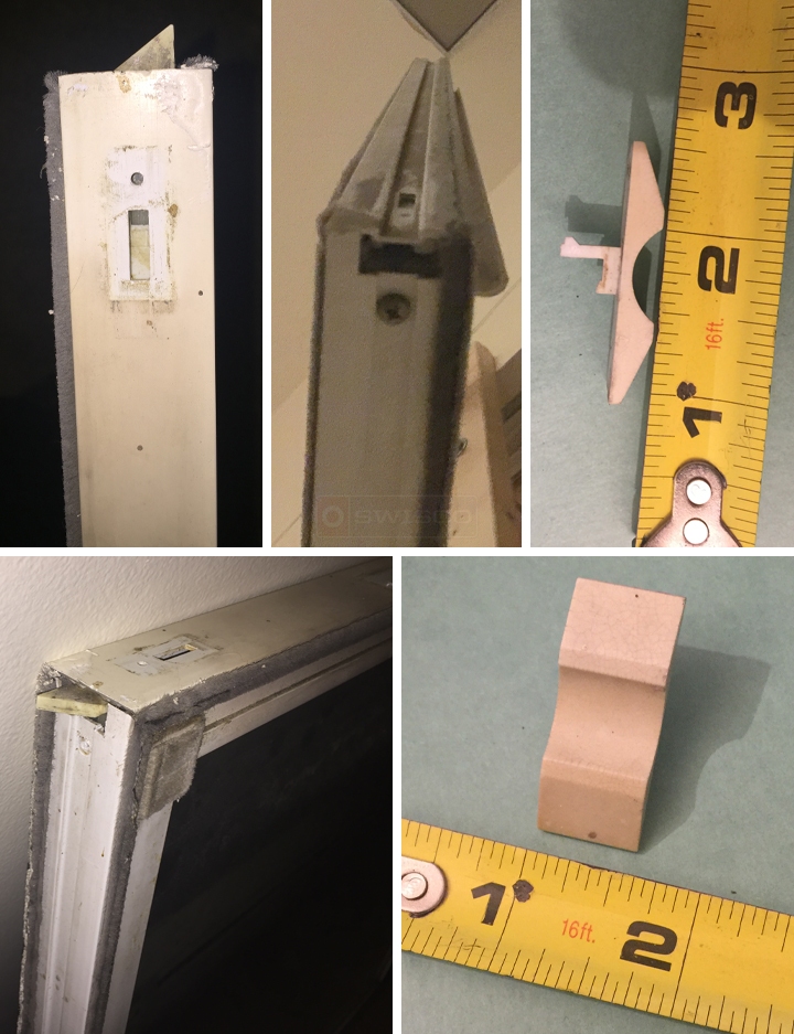 User submitted photos of window hardware.
