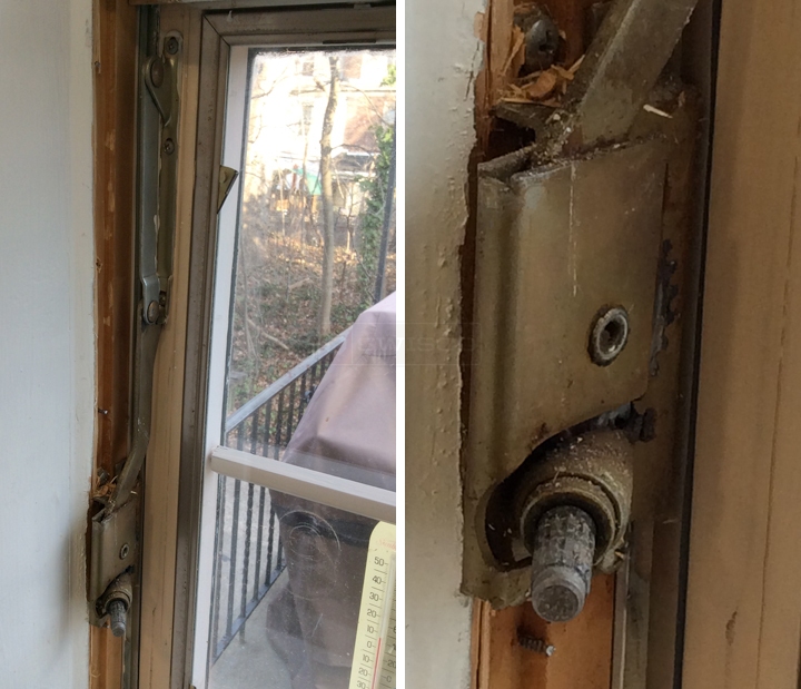 User submitted photos of a window operator.