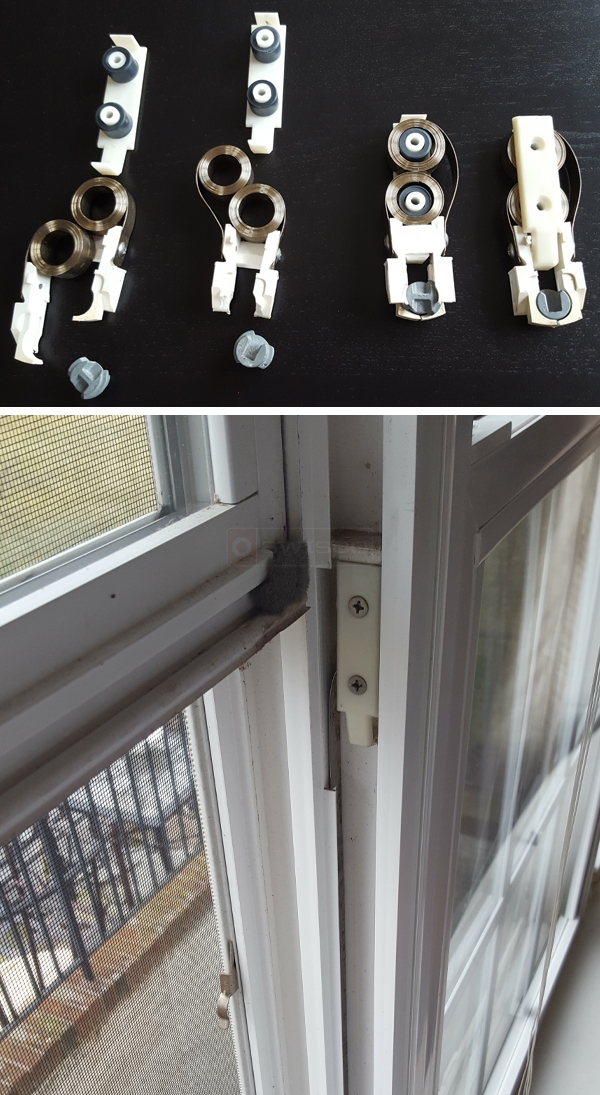User submitted photos of a window balance.