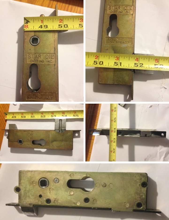 User submitted photos of a mortise lock.