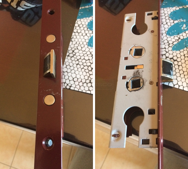 User submitted photos of a mortise lock.