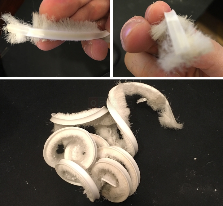 User submitted photos of wool pile.