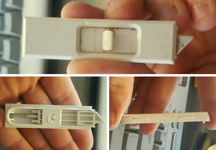 User submitted photos of a tilt latch.