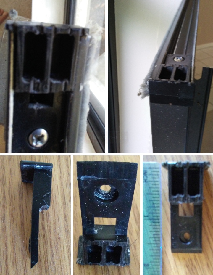 User submitted photos of a top sash guide.