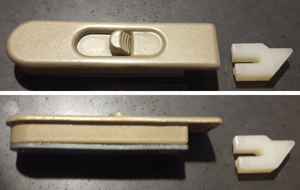 User submitted photos of a tilt latch.