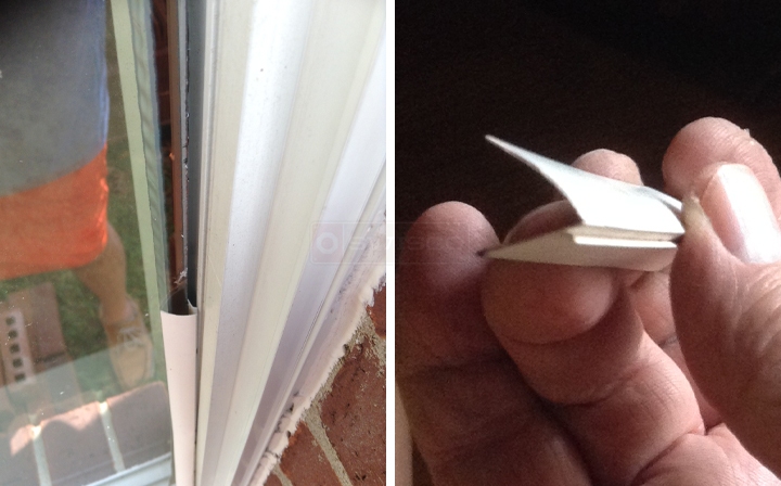 User submitted photos of snap-in glazing.