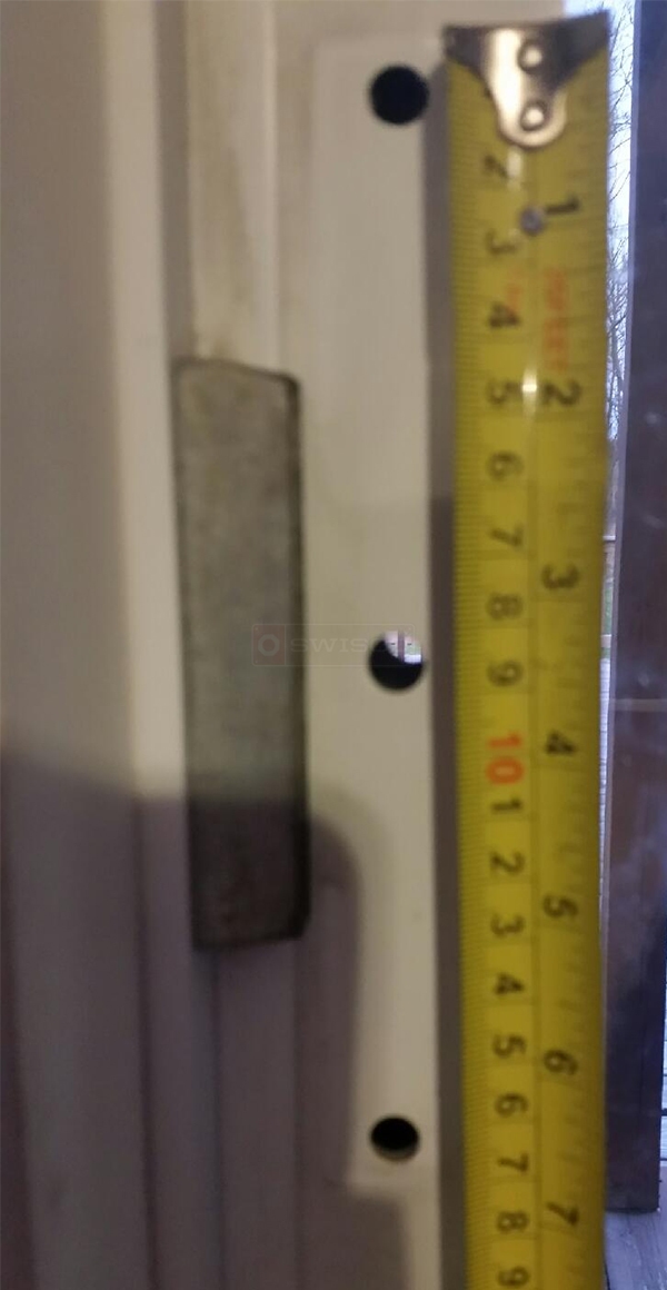User submitted photos of patio door hardware.