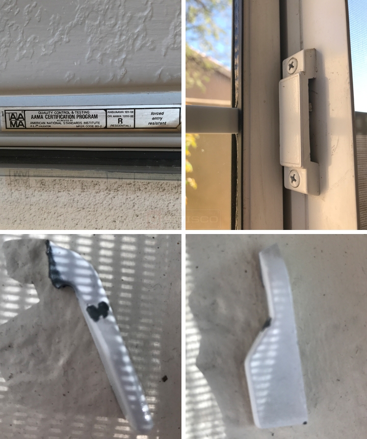 User submitted photos of window hardware.