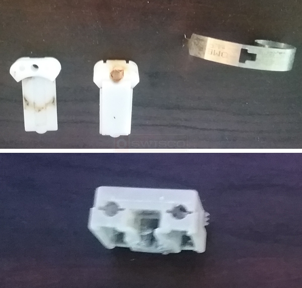 User submitted photos of window hardware.
