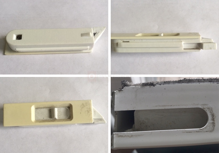 User submitted photos of a tilt latch.
