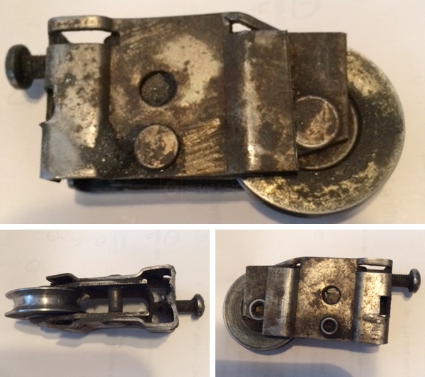 User submitted photos of a patio door roller.
