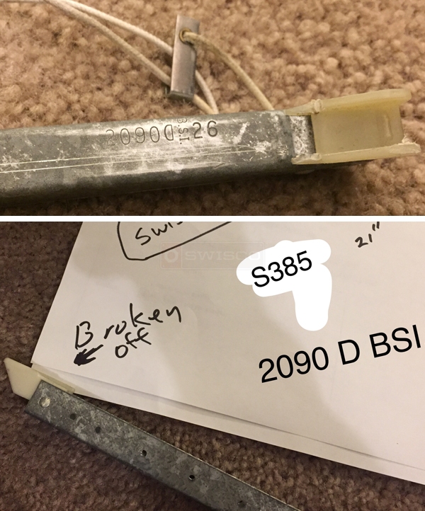 User submitted photos of a window balance.