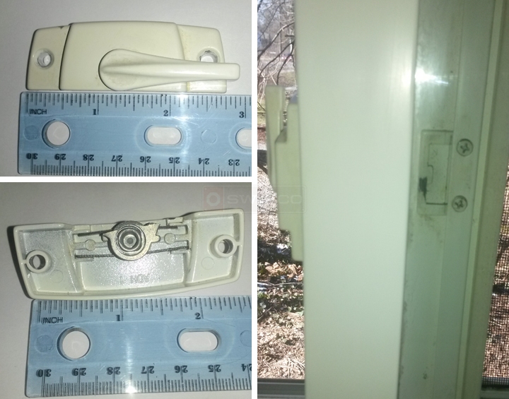 User submitted photos of a window lock & keeper.