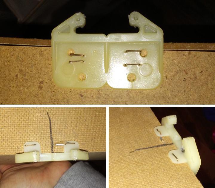 Dresser drawer track guide