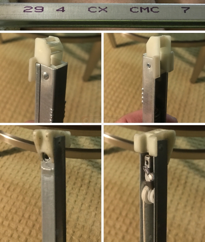 User submitted photos of a window balance.