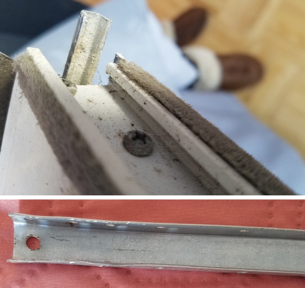 User submitted photos of window hardware.
