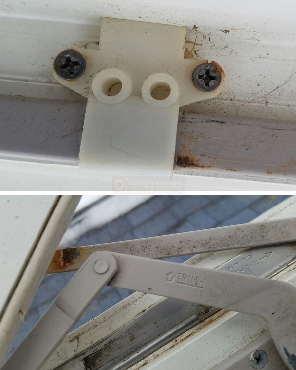 clips for casement window lock