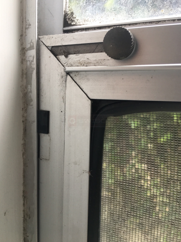 User submitted a photo of window hardware.