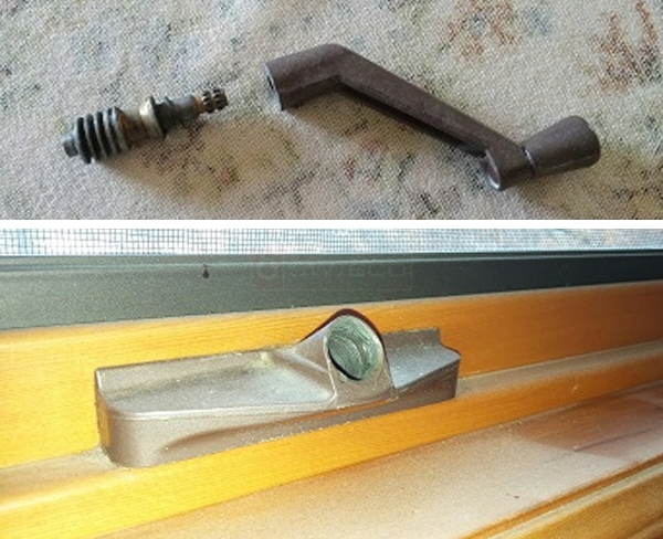 User submitted photos of a window operator.