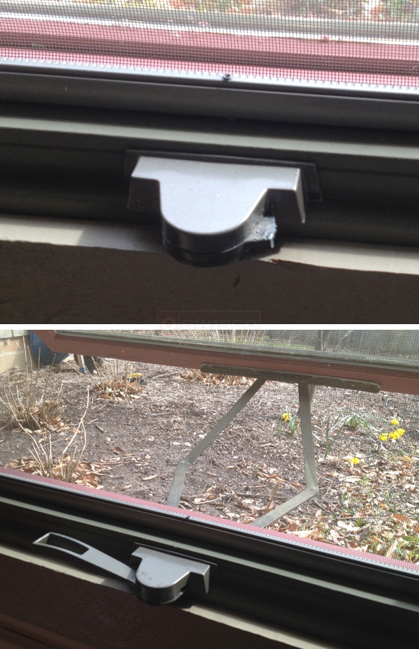 User submitted photos of a window operator.