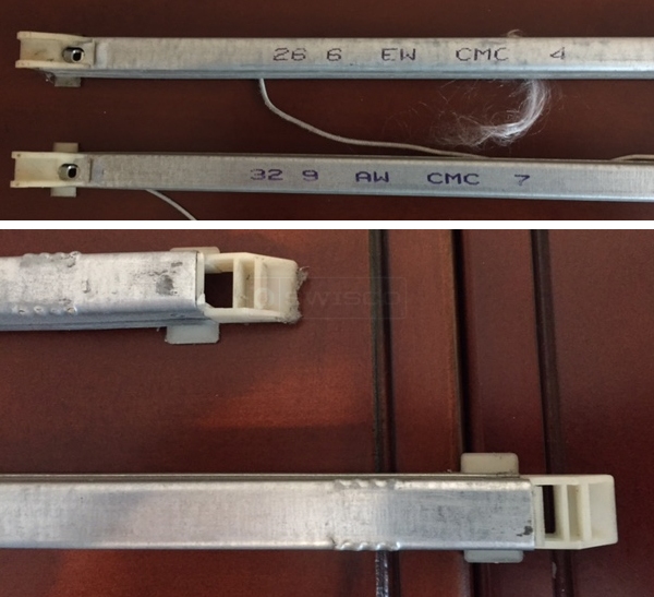 User submitted photos of a window balance.