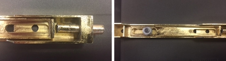User submitted photos of door hardware.
