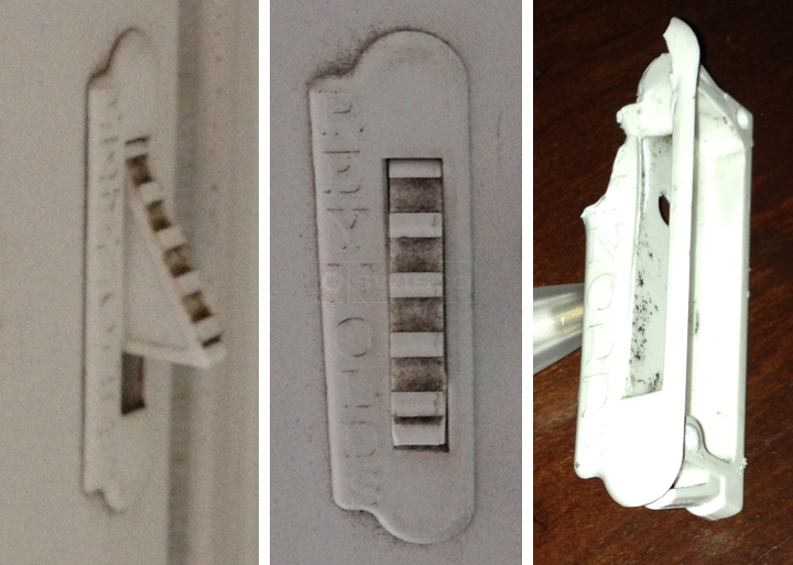 User submitted photos of a vent lock.