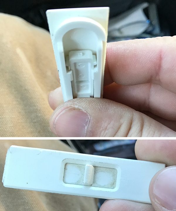 User submitted photos of a tilt latch.