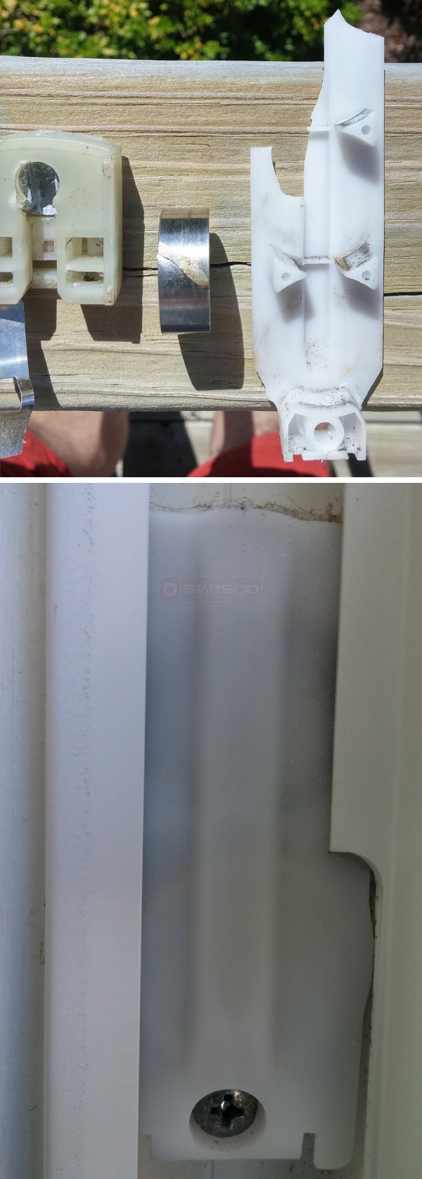 User submitted photos of a window balance.