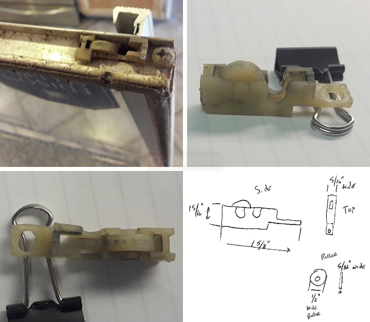 User submitted photos of a window roller.