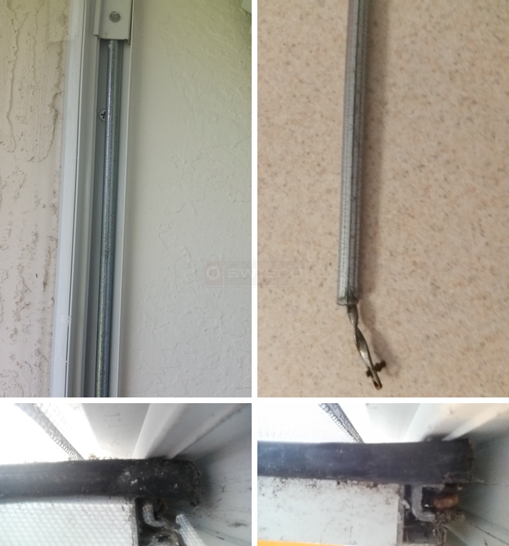 User submitted photos of window hardware.