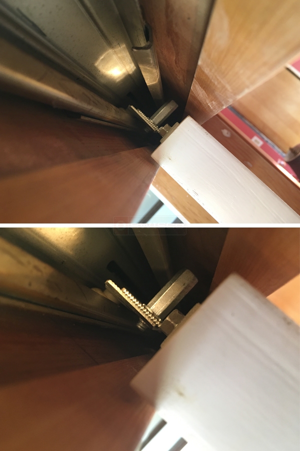 User submitted photos of window hardware.