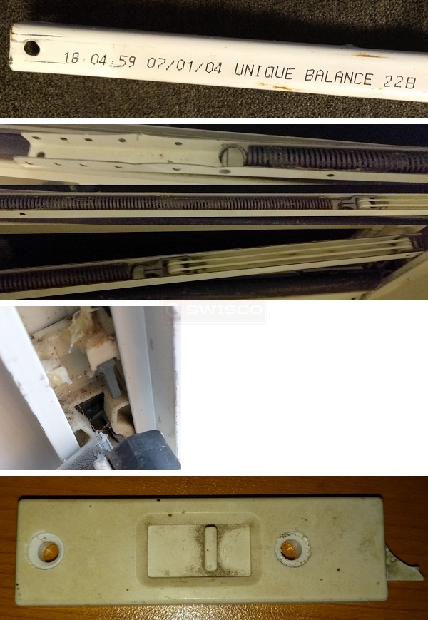 User submitted photos of a window balance.