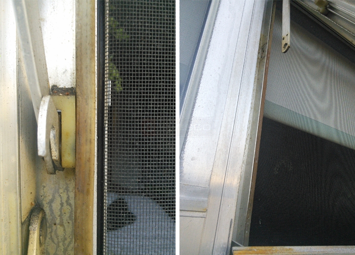 User submitted photos of window hardware.