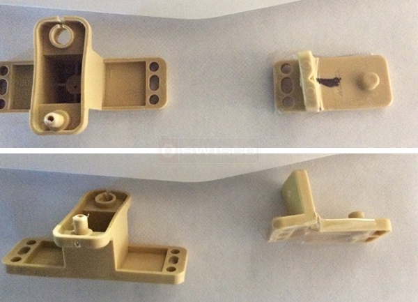 User submitted photos of drawer hardware.