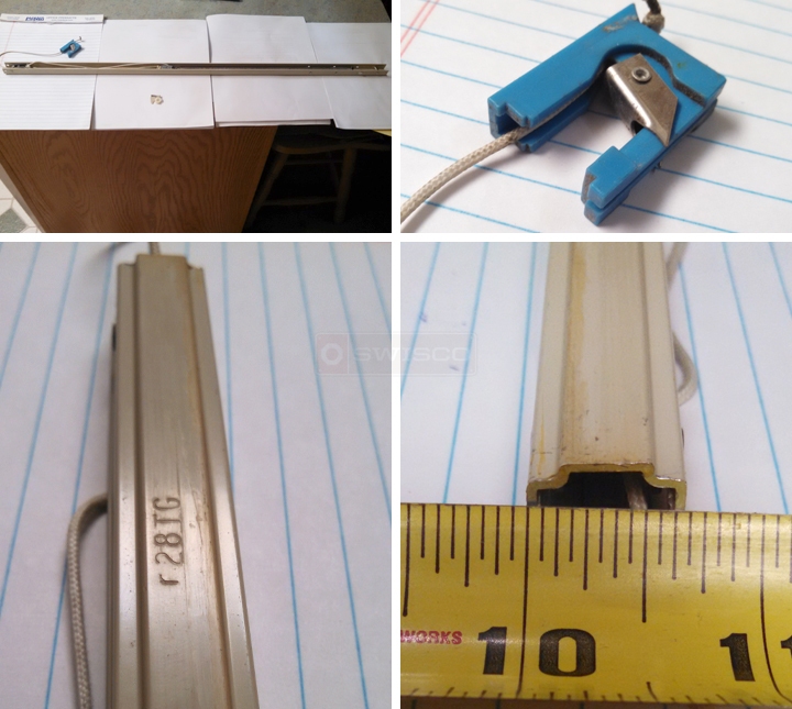 User submitted photos of a window balance.