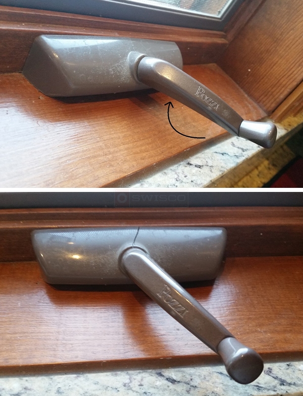 User submitted photos of a window operator.