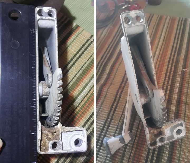 User submitted photos of a window operator.