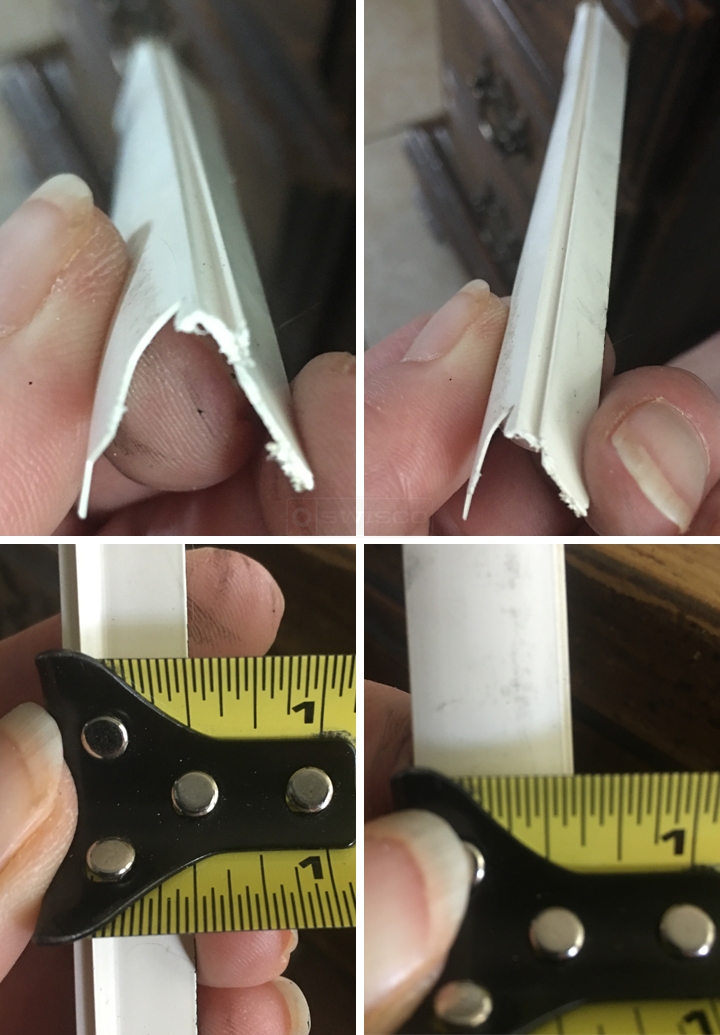 User submitted photos of snap-in glazing.