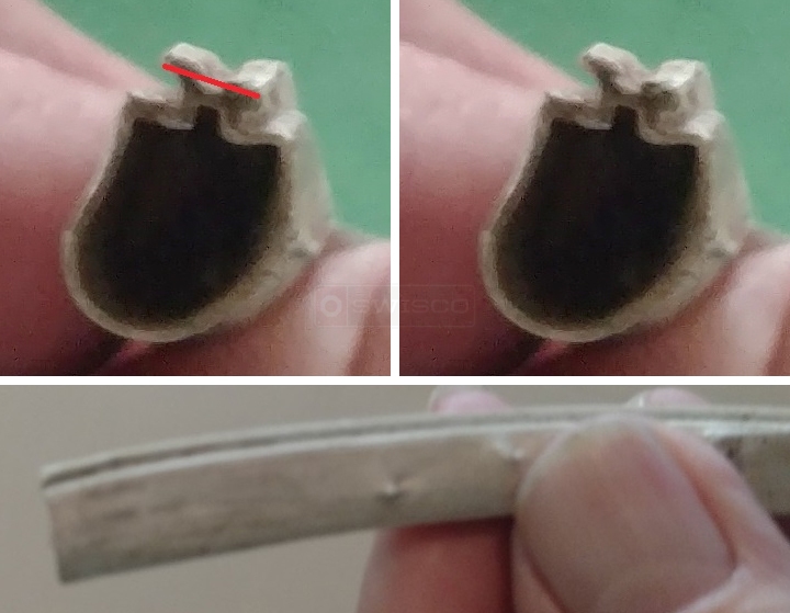 User submitted photos of bubble seal.