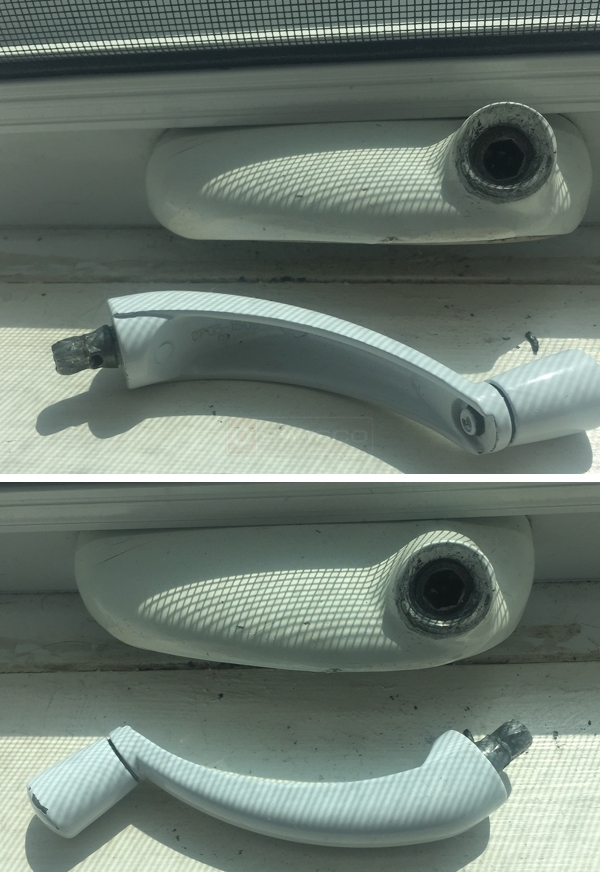 User submitted photos of a window operator.