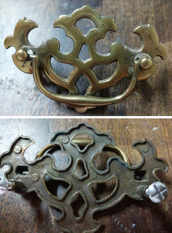 User submitted photos of a drawer pull.